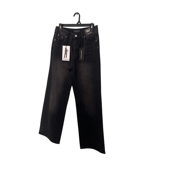 Ashley Mason Denim - NWT Ashley Mason women Black high rise straight legs denim size 5.
